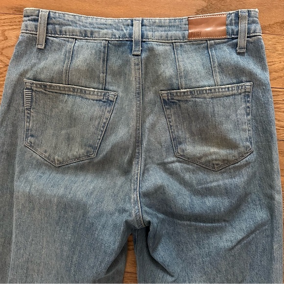 PAIGE Anessa High Rise Ankle Wide Leg Jeans in Kara Destructed Size 26 - Picture 10 of 12
